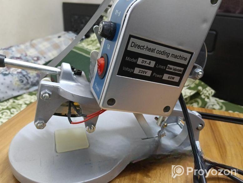 3 Line DY8 Manual Ribbon Date Coding Machine