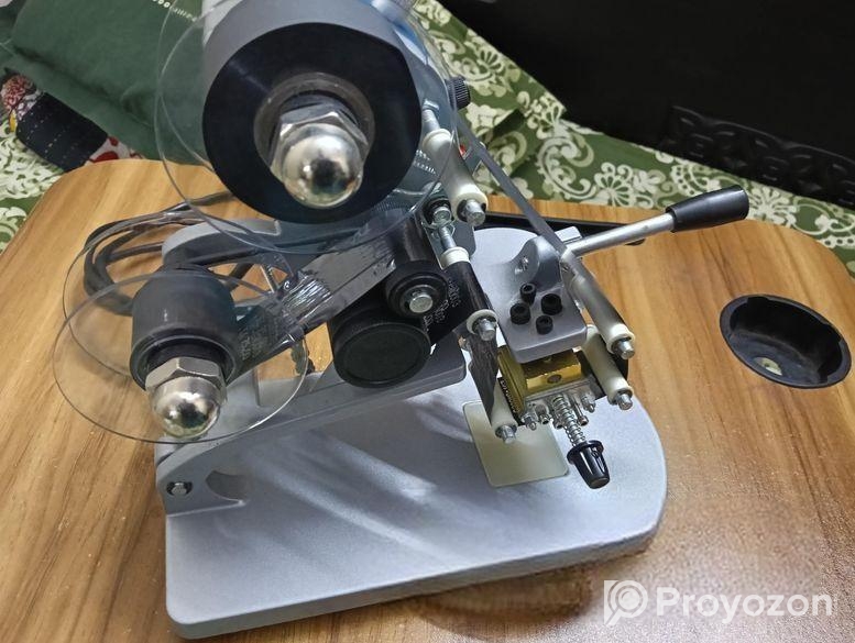 3 Line DY8 Manual Ribbon Date Coding Machine