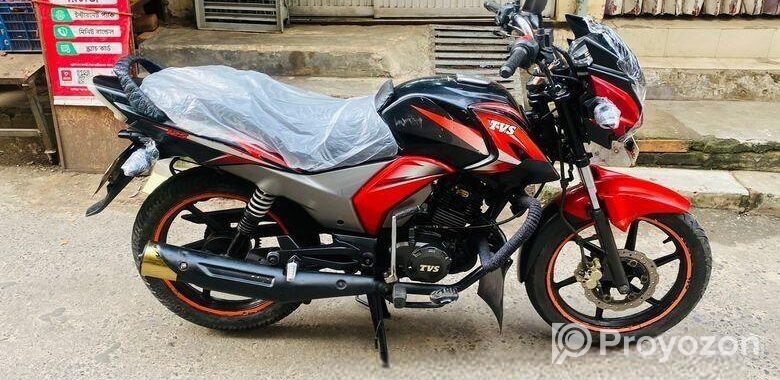 TVS Stryker black red 2019