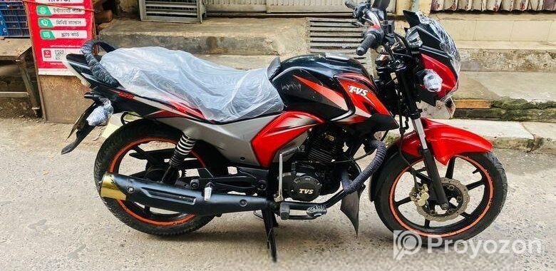 TVS Stryker black red 2019