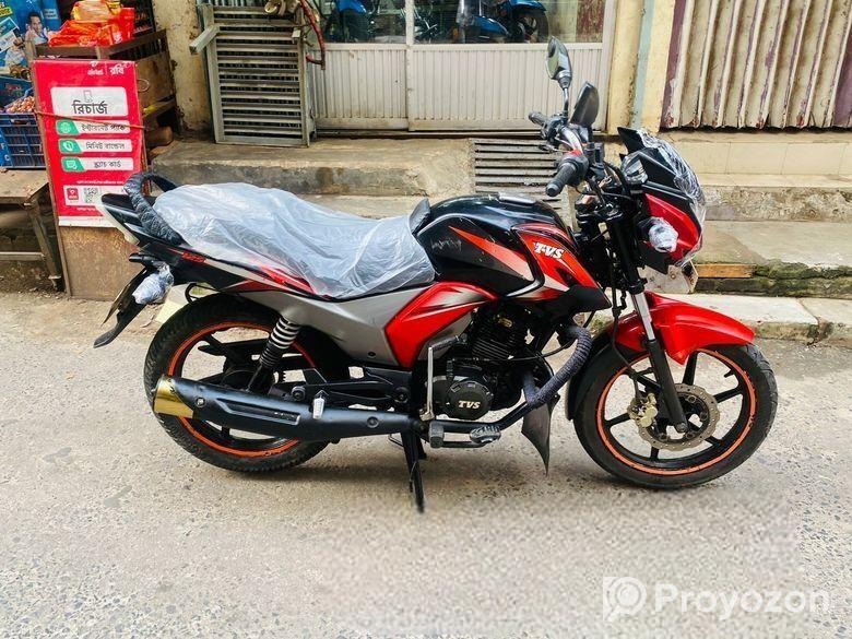 TVS Stryker black red 2019
