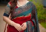 Silk Batik Saree with Blouse Pieces