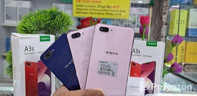 OPPO A3s 6/128 বেস্ট অফার (New)
