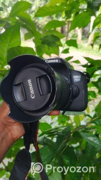 ইমারজেন্সি বিক্রি হবে কেনন ৭৫০ডি সাথে 18-55 লেন্স।