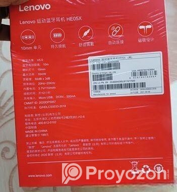 Lenovo He05x Haning Headphone New
