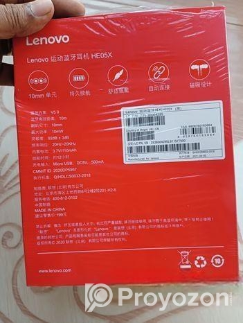 Lenovo He05x Haning Headphone New