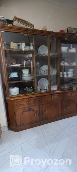 সেগুন কাঠের শোকেস