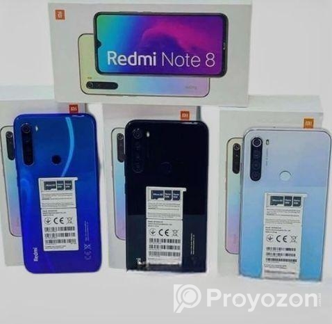 Xiaomi Redmi Note 8 6/128 জিবি নতুন (New)