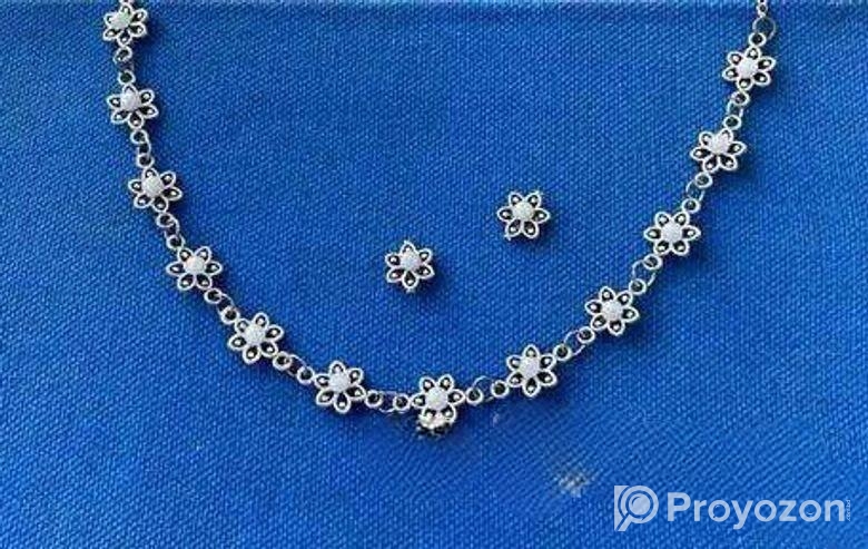 সিলভার জুয়েলারি সেট