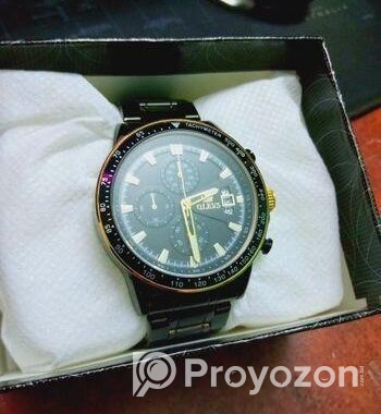 OLEVS MENS chronography black Watch