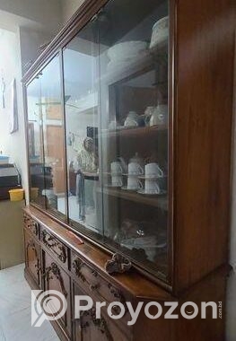 সেগুন কাঠের শোকেস