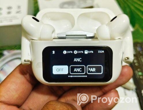 A9 Pro Airpods white with display