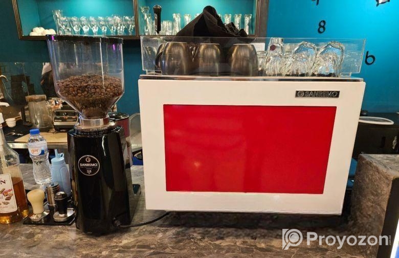 Sanremo Zoe Commercial Coffee Machine with Grinder