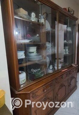 সেগুন কাঠের শোকেস