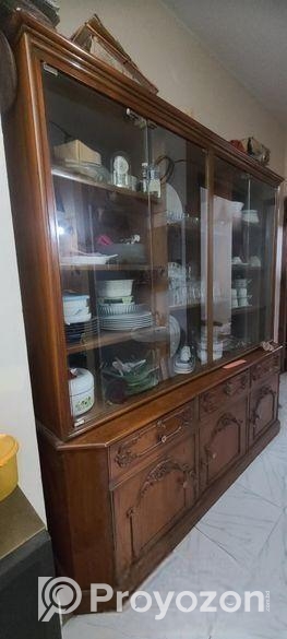 সেগুন কাঠের শোকেস