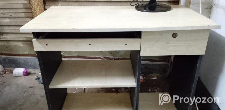 Office Desk + Boss Chair Computer Table