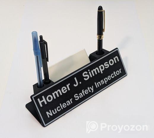 নিজের নামের টেবিল নেম প্লেট