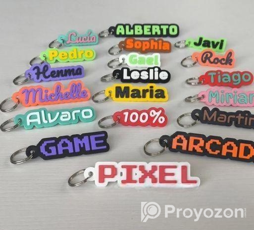 নিজের নামের কি-চেইন