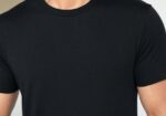 Plain Black T-shirt | Cotton