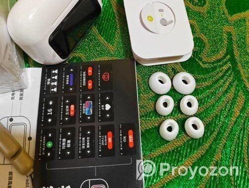 A9 Pro Airpods white with display