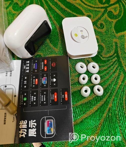 A9 Pro Airpods white with display