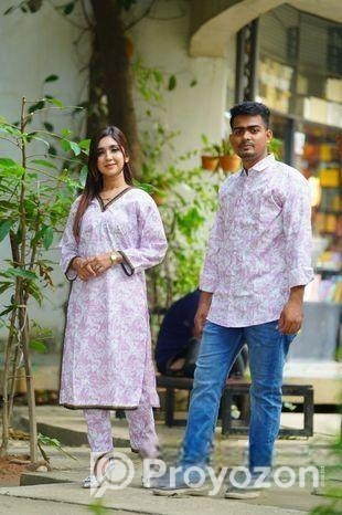 Shirt Three Piece Couple Set