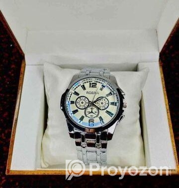 Rosra Men’s Stainless Steel Fashion Watch For Men