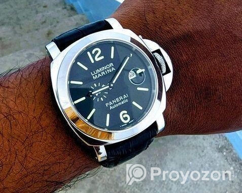 PANERAI Automatic Watch Full Steel & Magnifying Gl