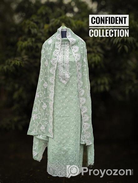 জর্জেট থ্রী পিস