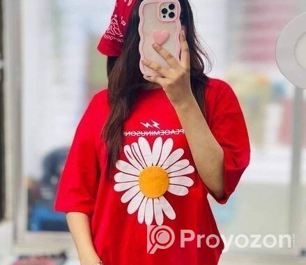 Ladies Premium Full Cotton Half Sleeve T-shirt – D