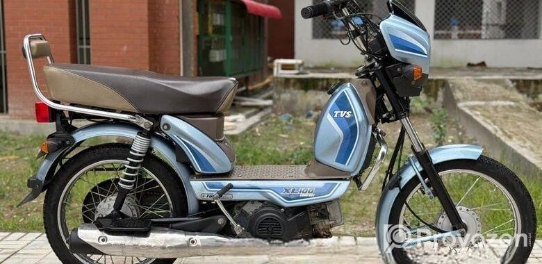 TVS XL 100 Comfort Blue 2024