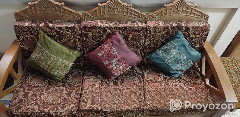 Sofa Set with Tea Table And Cushions