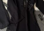 black (Thinking mask) digital printed co-ords
