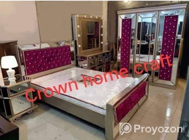 ক্রাউন ফার্নিচার নতুন ডিজাইনের বেডরুম সেট