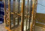 3 part glass showcase