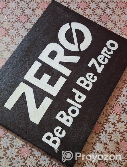 Attitude Lines Canvas Painting