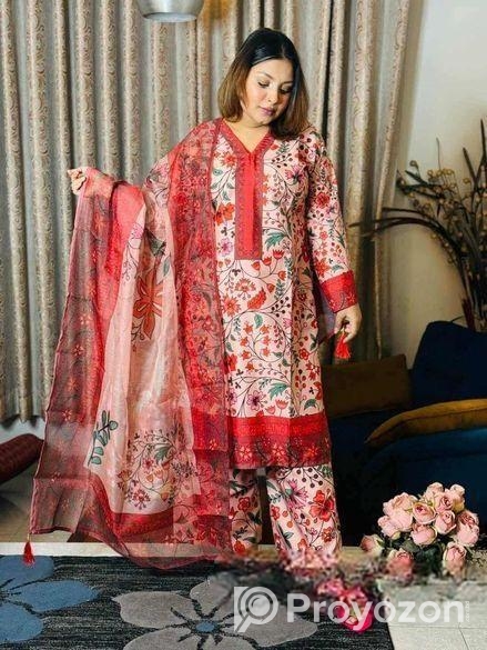 Georgette Embroidery Four Piece