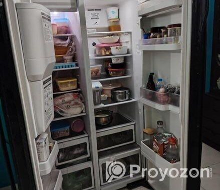 Hitachi Dubble Door runing full fresh fridge
