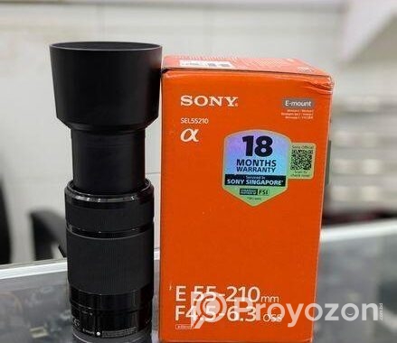 Sony 55-210mm lens used
