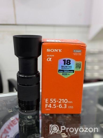 Sony 55-210mm lens used