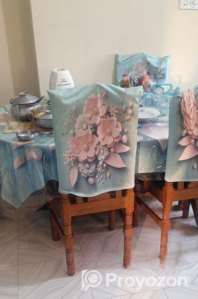 সেগুন কাঠের ডাইনিং টেবিল