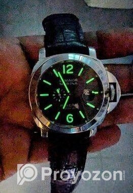 PANERAI Automatic Watch Full Steel & Magnifying Gl