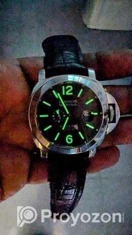 PANERAI Automatic Watch Full Steel & Magnifying Gl