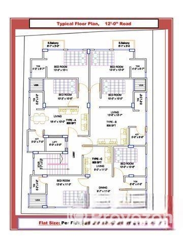 Lalbagh Ongoing Flat Sale @ 800 sft.