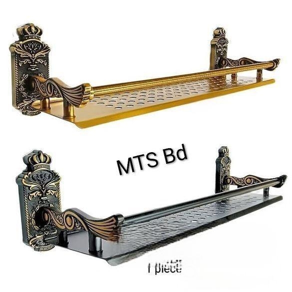 “luxury Wall Mounted Bathroom Shelf with Towel Bar