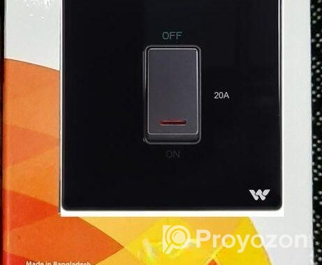 DP Switch & 3 Pin Round Socket