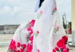 Chanderi Silk Digital Printed Saree – Soft & Elega