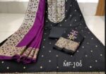Unstitched Cotton Afsan Print Three Piece For Wome