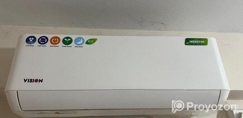 Almost new Vision 1 Ton Split Type AC Inverter 3D