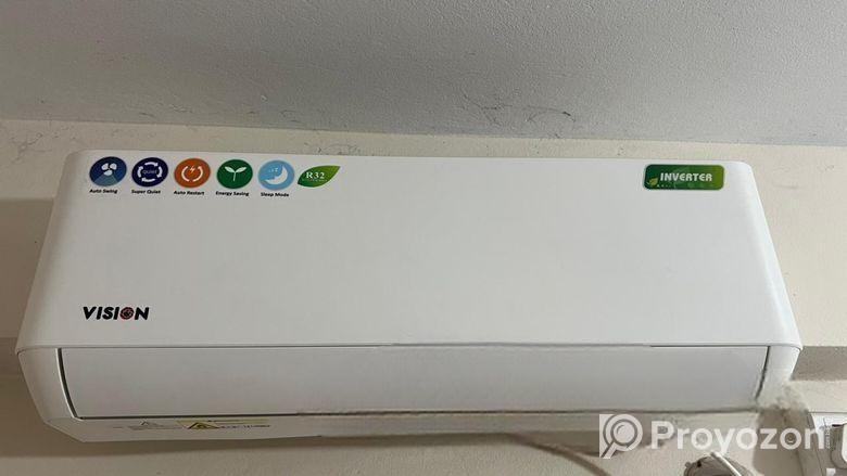 Almost new Vision 1 Ton Split Type AC Inverter 3D